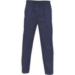 Polyester Cotton Drawstring Chef Pants 1501 -Work Clothing Store 1501Navy