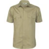 Cotton Drill Work Shirt - Short Sleeve 3201
