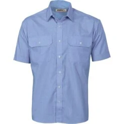 Polyester Cotton Work Shirt - Short Sleeve 3211