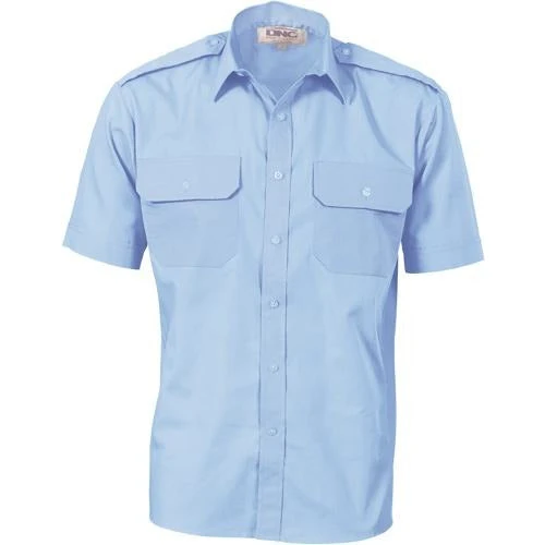 Epaulette Polyester/Cotton Work Shirt - Short Sleeve - 3213 1 Epaulette Polyester/Cotton Work Shirt - Short Sleeve - 3213