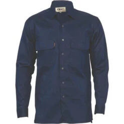 Three Way Cool Breeze Work Shirt - Long Sleeve 3224 -Work Clothing Store 3224Navy