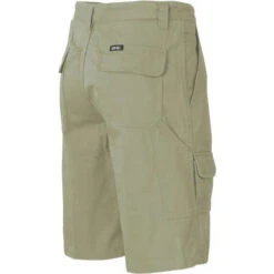 Cotton Drill Cargo Shorts 3302 -Work Clothing Store 3302 Khaki Back
