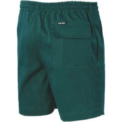 Drill Elastic Drawstring Shorts 3305 6 Drill Elastic Drawstring Shorts 3305 -Work Clothing Store 3305GreenBack