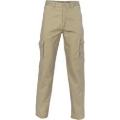 Cotton Drill Cargo Pants 3312 13 Cotton Drill Cargo Pants 3312 -Work Clothing Store 3312 Khaki Front