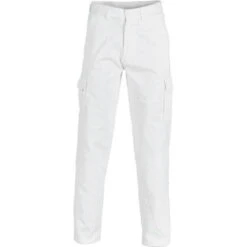 Cotton Drill Cargo Pants 3312 15 Cotton Drill Cargo Pants 3312 -Work Clothing Store 3312 White