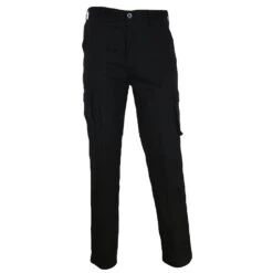Lightweight Cotton Cargo Pants - 3316 -Work Clothing Store 3316 20BLACK 20FRONT