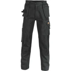 Duratex Cotton Duck Weave Tradies Cargo Pants With Twin Holster Tool Pocket 3337