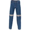 Taped Denim Stretch Jeans 3347