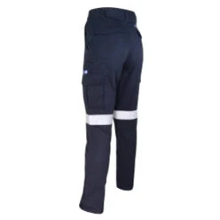 Ladies Inherent Lightweight Flame Retardant Taped Cargo Pants - 3475 -Work Clothing Store 3475side2