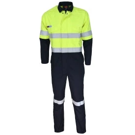 Inherent Flame Retardant 2 Tone Taped Coveralls - 3481 2 Inherent Flame Retardant 2 Tone Taped Coveralls - 3481 - Image 2