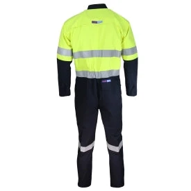 Inherent Flame Retardant 2 Tone Taped Coveralls - 3481 4 Inherent Flame Retardant 2 Tone Taped Coveralls - 3481 - Image 4