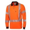 HiVis Segmented Tape X Back Polo - 3510