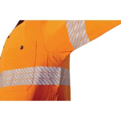 Hi Vis Segmented Tape Cotton Jersey Polo - Long Sleeve 3516 -Work Clothing Store 3516ON mesh 1