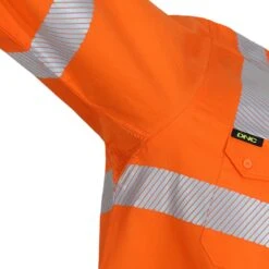 HiVis Segmented Tape Coolight VIC Rail Shirt - 3643 5 HiVis Segmented Tape Coolight VIC Rail Shirt - 3643 -Work Clothing Store 3643 1
