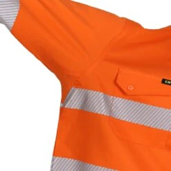 HiVis Segmented Tape Coolight Shirt - 3647 -Work Clothing Store 3647 1