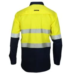 HiVis 2 Tone Segmented Taped Coolight Shirt - 3648 9 HiVis 2 Tone Segmented Taped Coolight Shirt - 3648 -Work Clothing Store 3648 20YN 20BACK