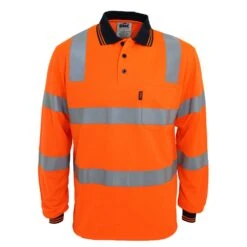 HiVis Biomotion Taped Polo L/S 3713