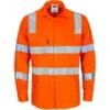 Cotton Drill Lightweight Shirt Day/Night With CSR Reflective Tape - Long Sleeve 3743 (VIC RAIL)