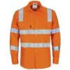 HiVis L/W Biomotion Shoulder Stripe & "X" Back Shirt 3744