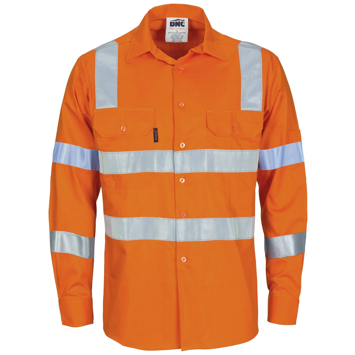 HiVis L/W Biomotion Shoulder Stripe & "X" Back Shirt 3744 1 HiVis L/W Biomotion Shoulder Stripe & "X" Back Shirt 3744