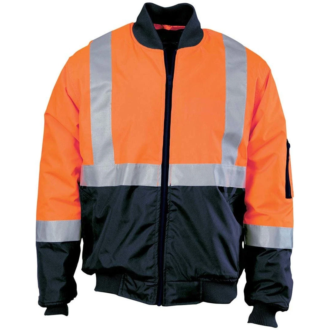 HiVis Two Tone Bomber Jacket With CSR Tape 3762 2 HiVis Two Tone Bomber Jacket With CSR Tape 3762 - Image 2