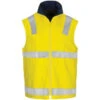 HiVis Cotton Drill Reversible Vest With Generic R/Tape 3765