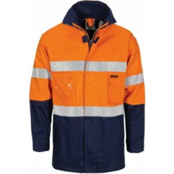 HiVis "4 IN 1" Cotton Drill Jacket With Generic R/Tape 3764 5 HiVis "4 IN 1" Cotton Drill Jacket With Generic R/Tape 3764 -Work Clothing Store 3767 ON