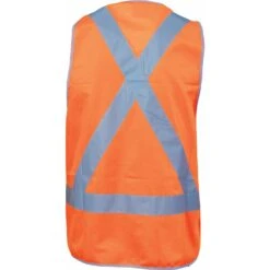 Day/Night Cross Back Safety Vests - 3805 -Work Clothing Store 3805 20Back