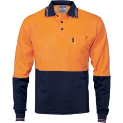 Cotton Back HiVis Two Tone Fluoro Polo - Long Sleeve 3816 -Work Clothing Store 3816452 900x 71c4b17e 678d 40d3 a949 bbb36d8ae55f