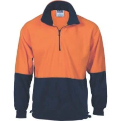 HiVis Two Tone 1/2 Zip Polar Fleece - 3825