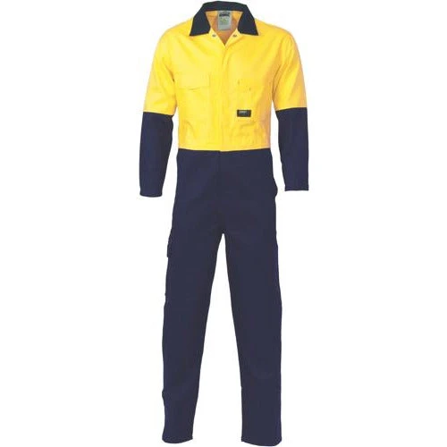 HiVis Two Tone Cotton Coverall 3851 1 HiVis Two Tone Cotton Coverall 3851