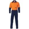 HiVis Two Tone Lightweight Cotton Coverall - 3852