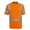Hi-Vis Cotton Taped Tee Short Sleeve 3917