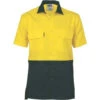 HiVis 3 Way Cool-Breeze Cotton Shirt - Short Sleeve 3937