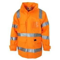 HiVis VIC Rail Rain Jacket 3968