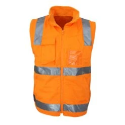 HiVis VIC Rail R/Vest 3969 -Work Clothing Store 3969 20Sleeve 20off 20Front 201500