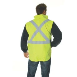 HiVis Breathable Rain Jacket "6 In 1" Biomotion Tape With Vest 3572 -Work Clothing Store 3994 04 467a795e 7131 4da3 a5ae b0e3419bdde4