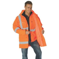 HiVis Cross Back D/N “2 In 1” Rain Jacket 3995 -Work Clothing Store 3995 02