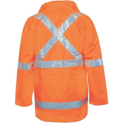 HiVis Cross Back D/N “6 In 1” Rain Jacket 3999 3 HiVis Cross Back D/N “6 In 1” Rain Jacket 3999 - Image 3