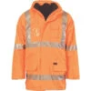 HiVis Cross Back D/N “6 In 1” Rain Jacket 3999