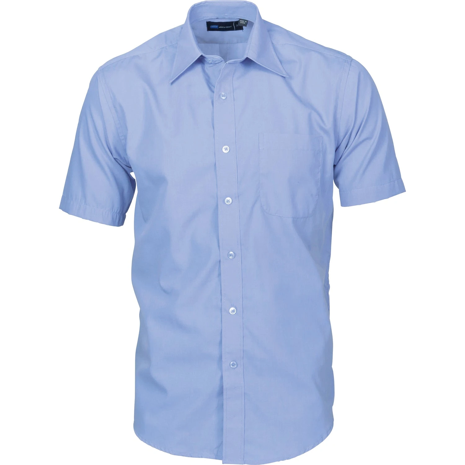 Mens Premier Poplin Business Shirts - Short Sleeve 4151 1 Mens Premier Poplin Business Shirts - Short Sleeve 4151