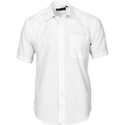 Mens Premier Poplin Business Shirts - Short Sleeve 4151 9 Mens Premier Poplin Business Shirts - Short Sleeve 4151 -Work Clothing Store 4151349