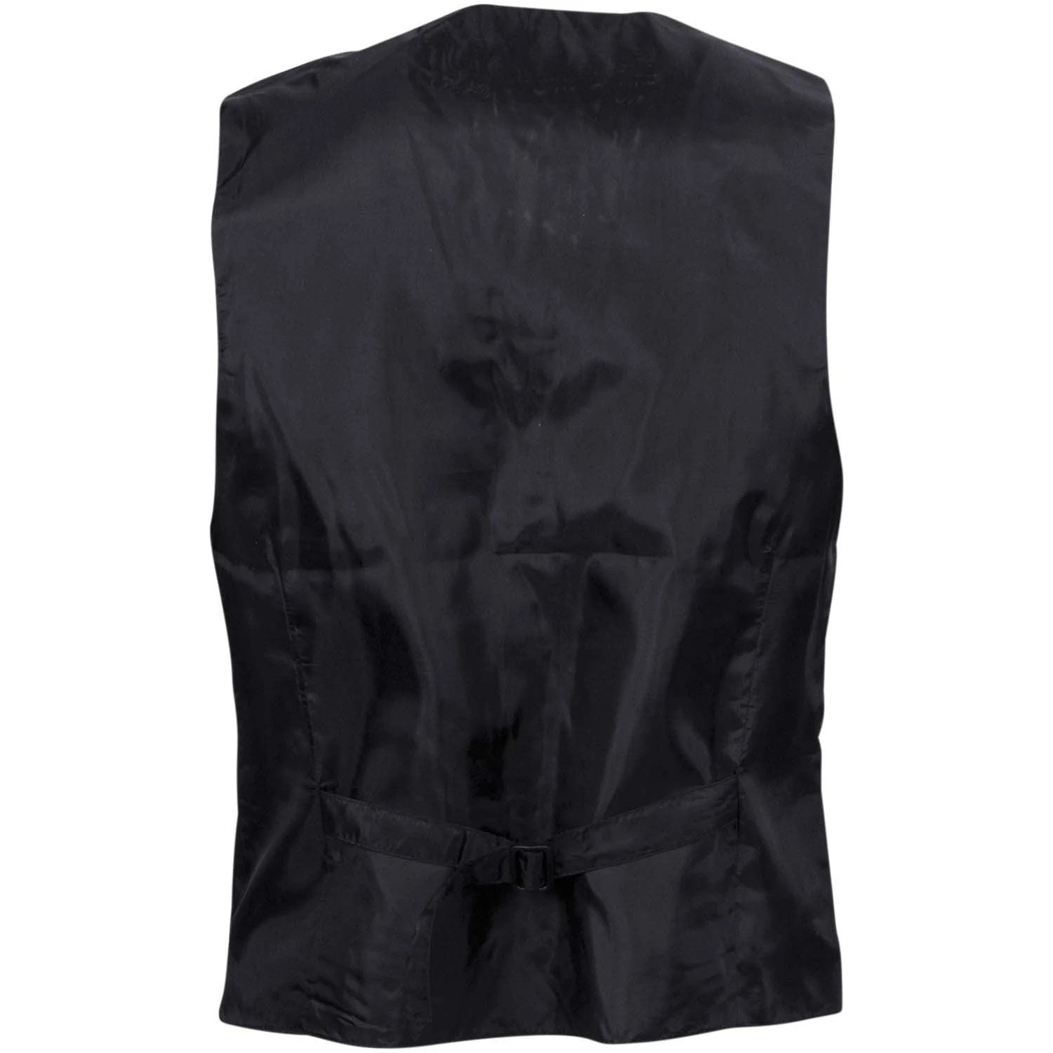 Mens Black Vest 4301 2 Mens Black Vest 4301 - Image 2