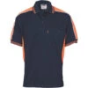 Polyester Cotton Panel Polo Shirt - Short Sleeve - 5214