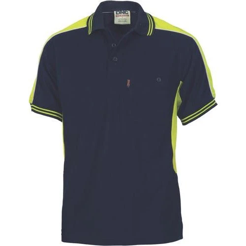 Polyester Cotton Panel Polo Shirt - Short Sleeve - 5214 2 Polyester Cotton Panel Polo Shirt - Short Sleeve - 5214 - Image 2