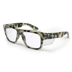 Safe Style FMTC100 Fusions Milky Torts Frame Clear Safety Glasses