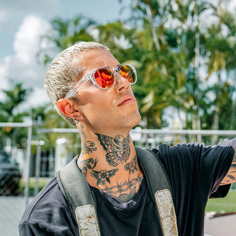 Safe Style CRCRP100 Cruisers Clear Frame/Mirror Red Polarised UV400 Safety Glasses 5 Safe Style CRCRP100 Cruisers Clear Frame/Mirror Red Polarised UV400 Safety Glasses - Image 5