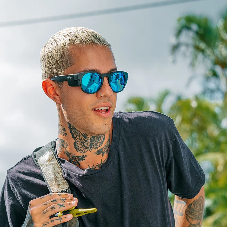 Safe Style CRMBBP100 Cruisers Matte Black Frame/Mirror Blue Polarised UV400 Safety Glasses 6 Safe Style CRMBBP100 Cruisers Matte Black Frame/Mirror Blue Polarised UV400 Safety Glasses - Image 6