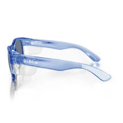 Safe Style CBLT100 Classics Blue Frame Safety Glasses 8 Safe Style CBLT100 Classics Blue Frame Safety Glasses -Work Clothing Store Classics R Blue Tinted UV400 Lens 03 750px Side 1800x1800 b6335554 c12d 4f8e 8195 fb0bdbd63f3d