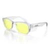 Safe Style CCY100 Classic Clear Frame Yellow Safety Glasses